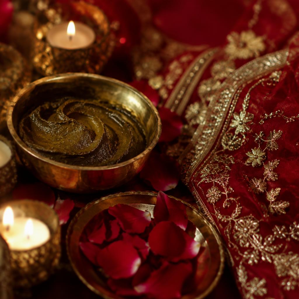 Henna tray detail